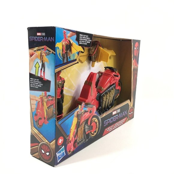 Spider-Man Jet Web Cycle And Figure 3 Piece Set - Picture 7 of 11